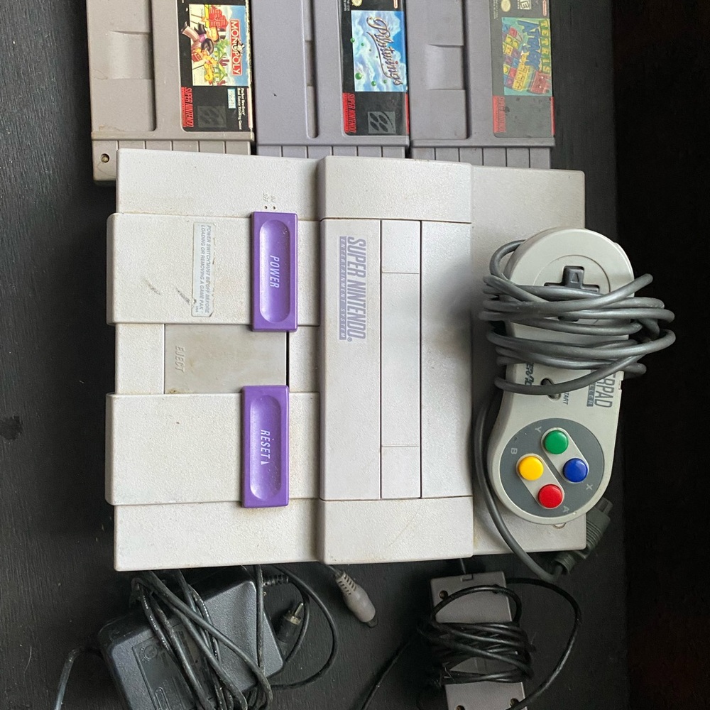 Super Nintendo gaming system bundle